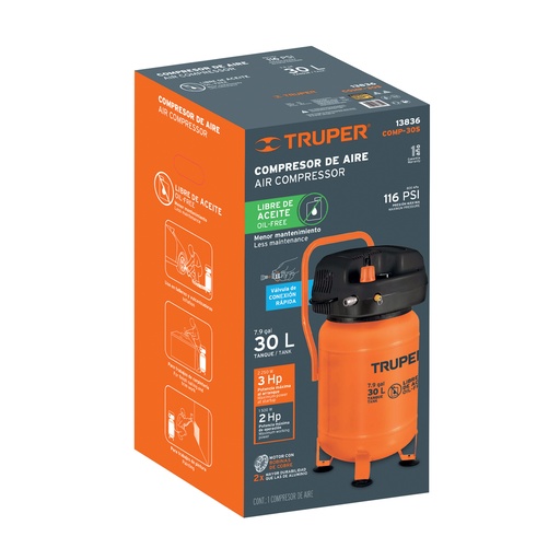 [T102586] Caja de empaque de repuesto para COMP-30S, Truper