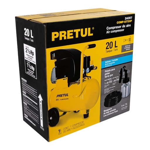[T28238] Caja de empaque de repuesto para COMP-KIT20P, Pretul