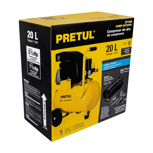 [T28131] Caja de empaque de repuesto para COMP-KIT20P2, Pretul