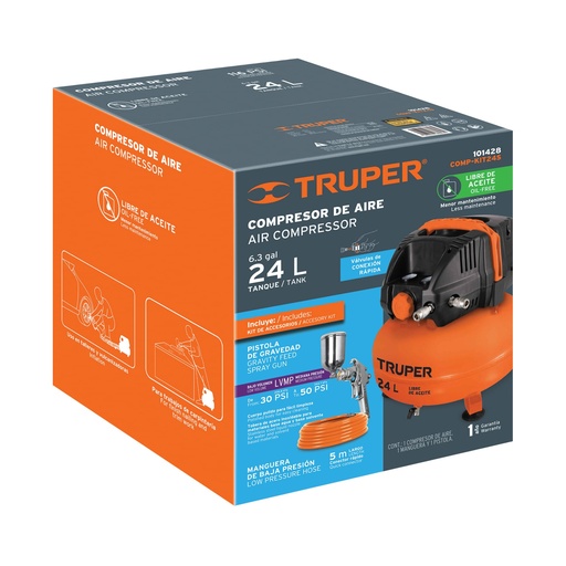 [T102610] Caja de empaque de repuesto para COMP-KIT24S, Truper