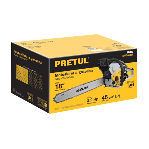 [T27220] Caja de empaque de repuesto para MOT-4518P, Pretul