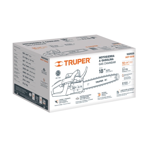 [T103401] Caja de empaque de repuesto para MOT-5018, Truper - Pag 374