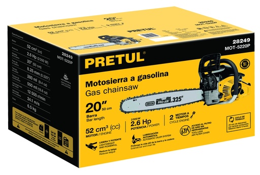 [T29016] Caja de empaque de repuesto para MOT-5220P, Pretul