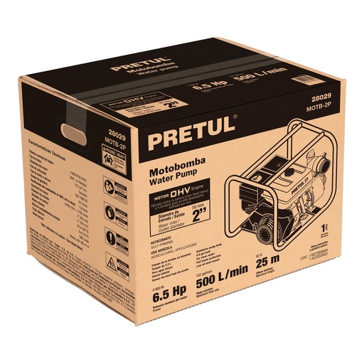 [T26099] Caja de empaque de repuesto para MOTB-2P, Pretul