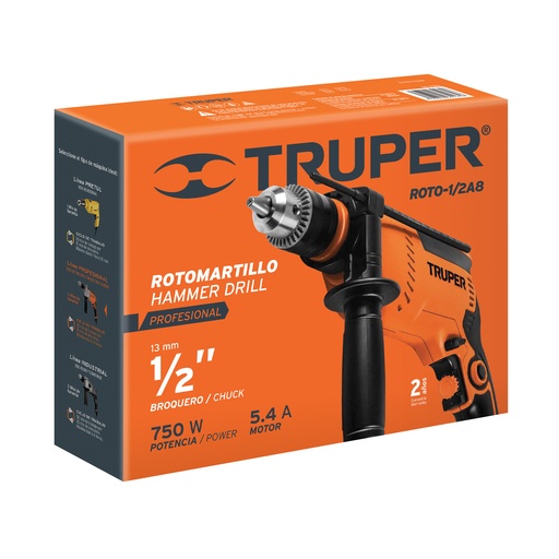 [T101725] Caja de empaque de repuesto para ROTO-1/2A8, Truper