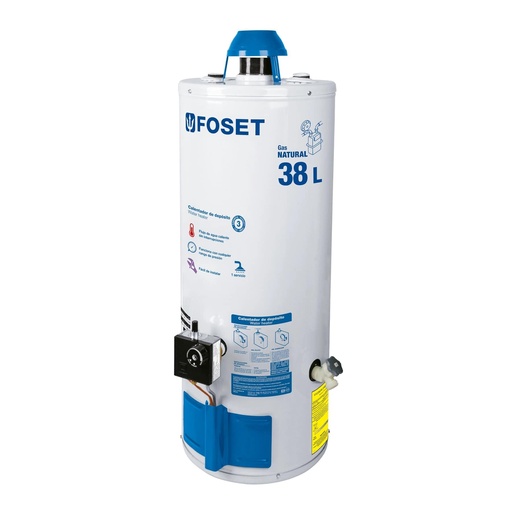 [T45243] Calentador de depósito 38 L 1 servicio gas natural, Foset