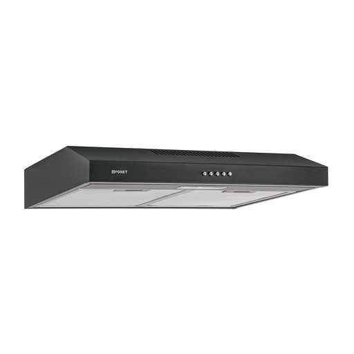 [T49488] Campana extractora 60 cm, empotrable, negra, Foset - Pag 731