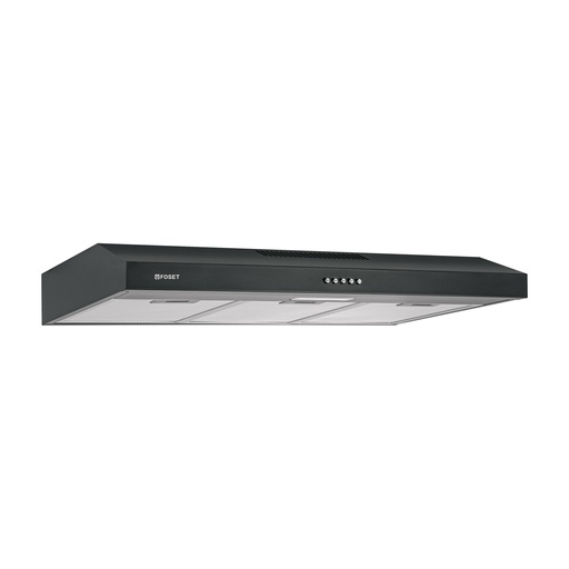[T49487] Campana extractora 80 cm, empotrable, negra, Foset - Pag 731