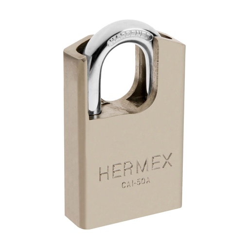 [T43334] Candado de acero, máxima seguridad, 50mm, llave anti-ganzúa - Pag 585