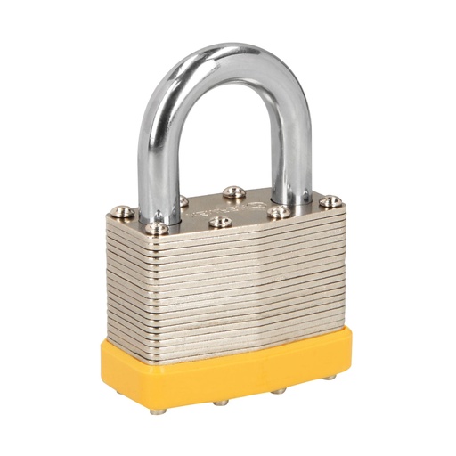 [T23504] Candado laminado, 50mm, gancho corto, blister, Hermex Basic - Pag 585
