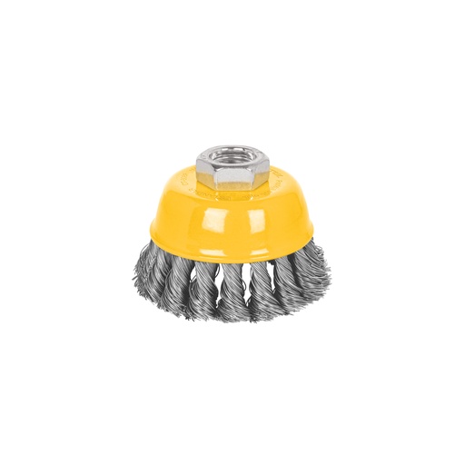 [T28266] Carda copa 3' alambre trenzado fino, eje 5/8'-11, Pretul - Pag 73