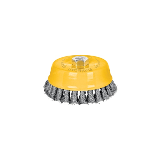 [T28260] Carda copa 5' alambre trenzado fino, eje 5/8'-11, Pretul - Pag 73
