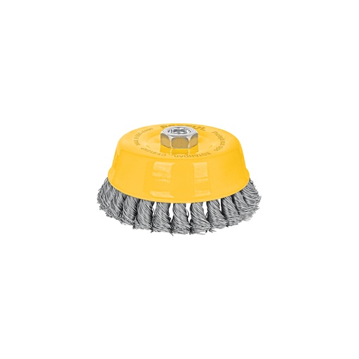 [T28261] Carda copa 5' alambre trenzado grueso, eje 5/8'-11, Pretul - Pag 73