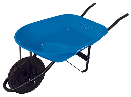 [A111802] Carretilla de 5.0 ft3 (azul) bastidor metalico