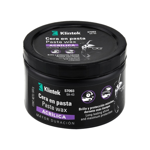[T57093] Cera pasta acrílica para auto, 500 g, Klintek