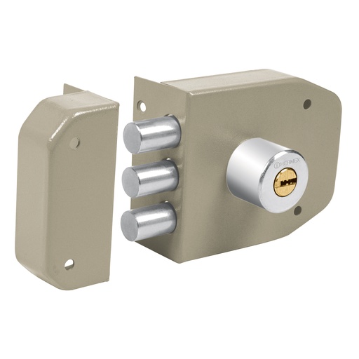 [T43488] Cerradura de sobreponer 3 barras instala-fácil, llave puntos - Pag 592