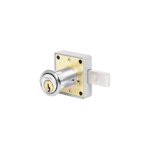 [T43559] Cerradura para mueble, modelo 25, cromo, Hermex - Pag 596