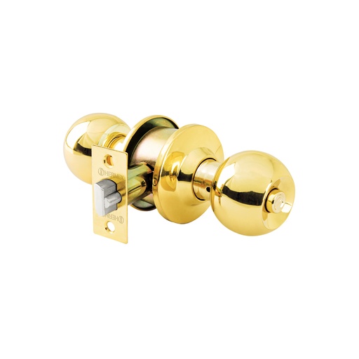 [T43473] Cerradura tipo esfera para recámara, latón brillante, Hermex - Pag 589