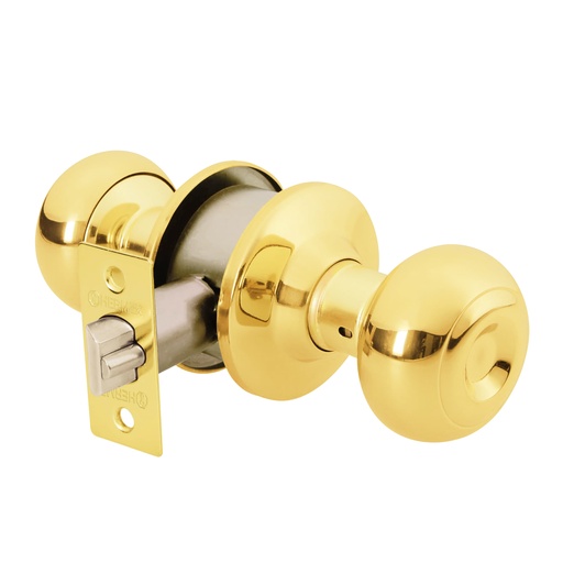 [T43457] Cerradura tipo oval para entrada, latón brillante, Hermex - Pag 589