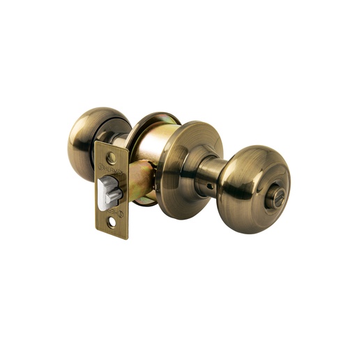 [T43455] Cerradura tipo oval para recámara, latón antiguo, Hermex - Pag 589