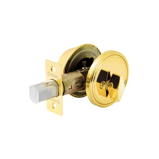 [T43591] Cerrojo llave-mariposa latón brillante, llave de puntos - Pag 588