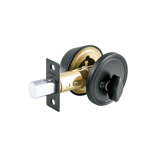 [T49224] Cerrojo llave-mariposa negro, llave de puntos, Hermex - Pag 588