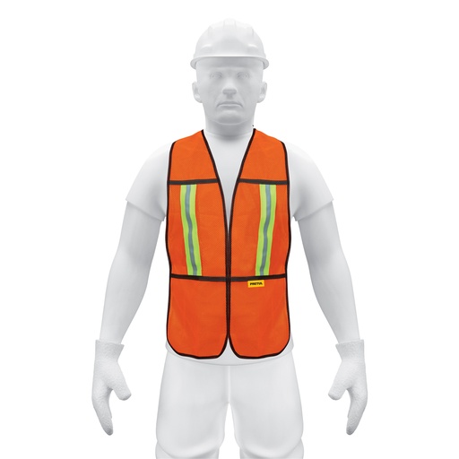 [T21025] Chaleco de seguridad con cintas reflejantes, naranja, Pretul - Pag 353
