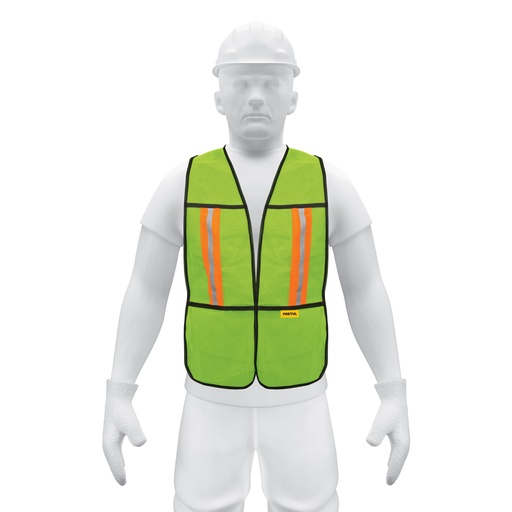 [T21026] Chaleco de seguridad con cintas reflejantes, verde, Pretul - Pag 353