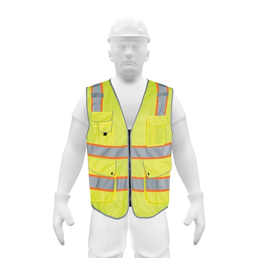 [T102445] Chaleco de seguridad de alta visibilidad, verde, extra grand - Pag 352