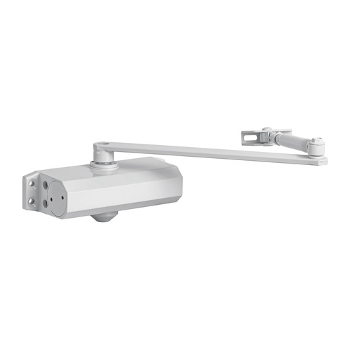 [T43608] Cierra puertas hidráulico color blanco, Hermex - Pag 579