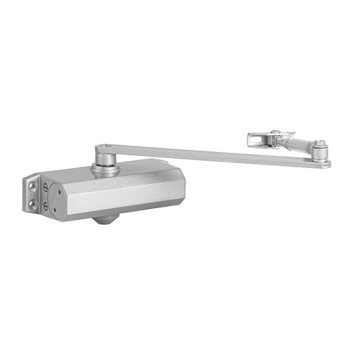 [T43606] Cierrapuertas hidráulico color aluminio, Hermex - Pag 579