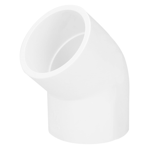 [T45526] Codo 45° de PVC de 1-1/4', Foset - Pag 523