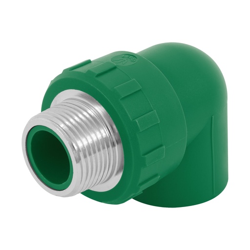 [T49857] Codo 90° PPR de 1' macho con inserto metálico, Foset - Pag 528