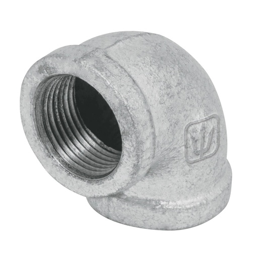 [T47558] Codo 90° acero galvanizado de 3/4', Foset - Pag 708