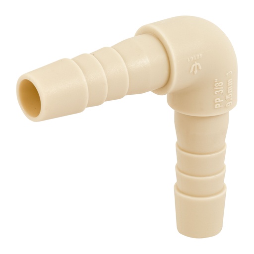 [T48561] Codo 90° inserción de 3/8' de polipropileno, Foset - Pag 530