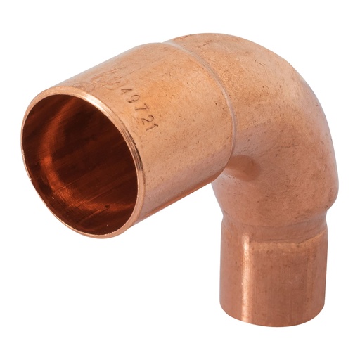 [T49721] Codo 90° reducción de cobre de 3/4' x 1/2', Foset - Pag 531