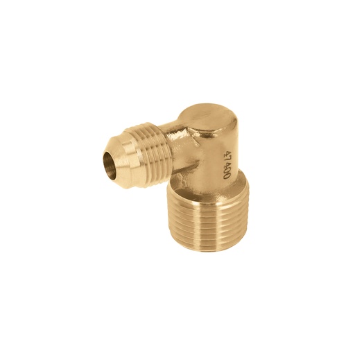 [T47400] Codo terminal a 90° de latón 3/8 x 1/2', Foset - Pag 521