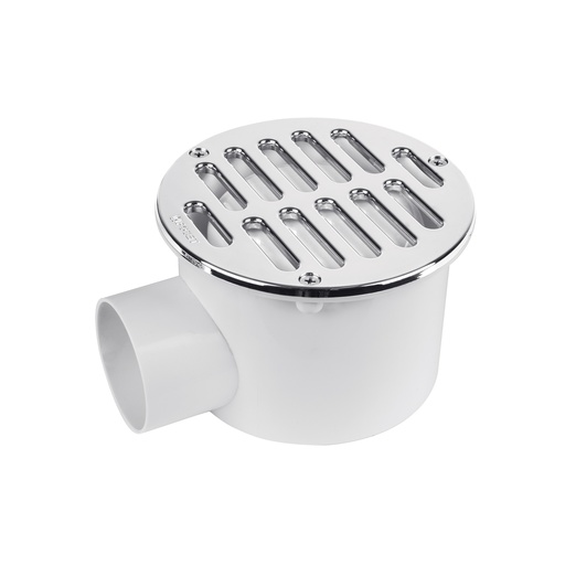 [T46024] Coladera de ABS salida lateral y rejilla 5', con tornillos - Pag 506
