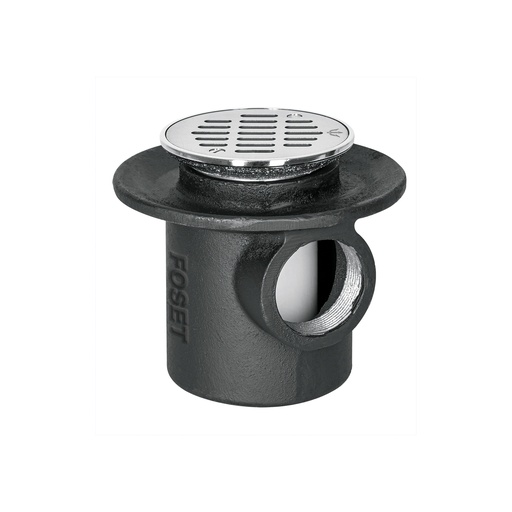 [T45301] Coladera de hierro de una boca para piso, rejilla inox - Pag 506