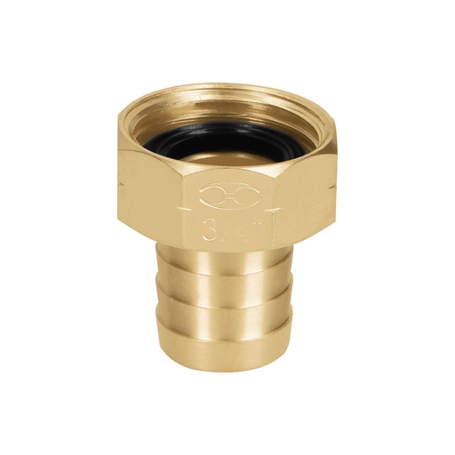 [T12286] Conector 3/4' hembra de latón sólido para manguera, Truper - Pag 184