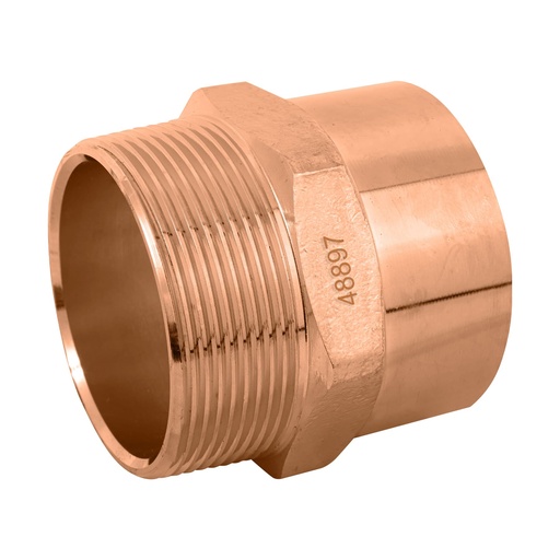 [T48897] Conector de cobre, rosca exterior 2', Foset - Pag 533