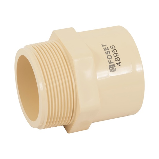 [T48955] Conector macho CPVC 2', Foset - Pag 525