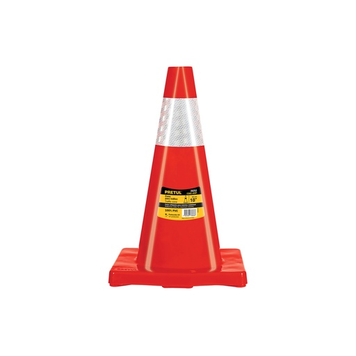 [T28252] Cono de precaución de 45 cm de PVC con reflejante, Pretul - Pag 360