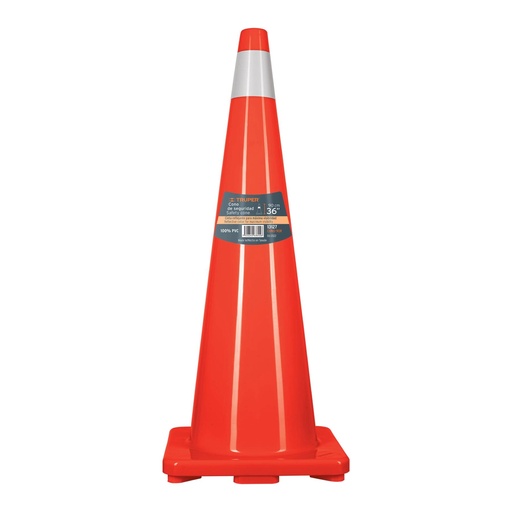 [T13127] Cono de precaución de 90 cm de PVC con reflejante, Truper - Pag 463