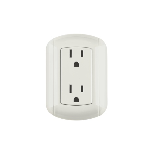 [T47350] Contacto de sobreponer dúplex 2 polos+ tierra, ABS, Volteck - Pag 408