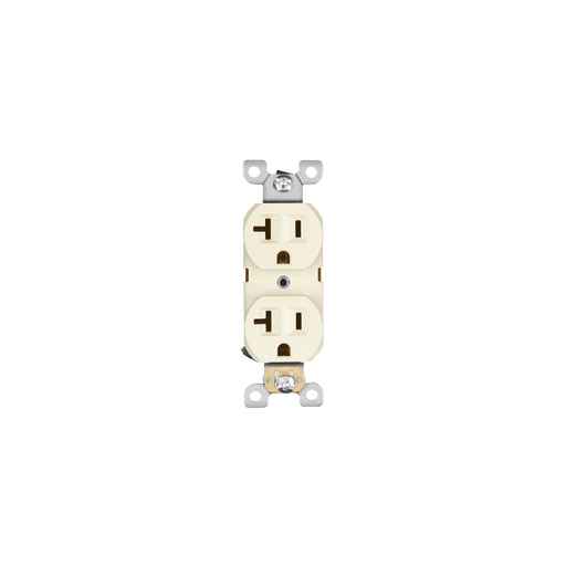 [T46100] Contacto dúplex, 2 polos 3 hilos, 20 A, Standard, marfil - Pag 405