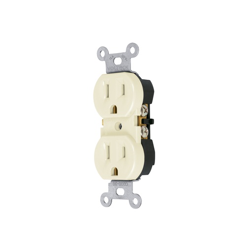 [T48311] Contacto dúplex, 2 polos 3 hilos, Standard, granel, marfil - Pag 405,615