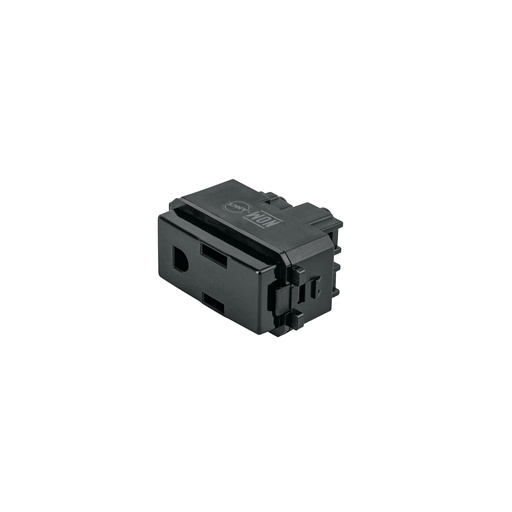 [T47605] Contacto sencillo, 2 polos + tierra, línea Italiana, negro - Pag 393