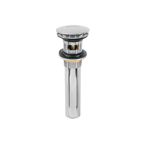 [T45701] Contra p/lavabo, 1-1/4', con rebosadero, hongo, latón, cromo - Pag 501