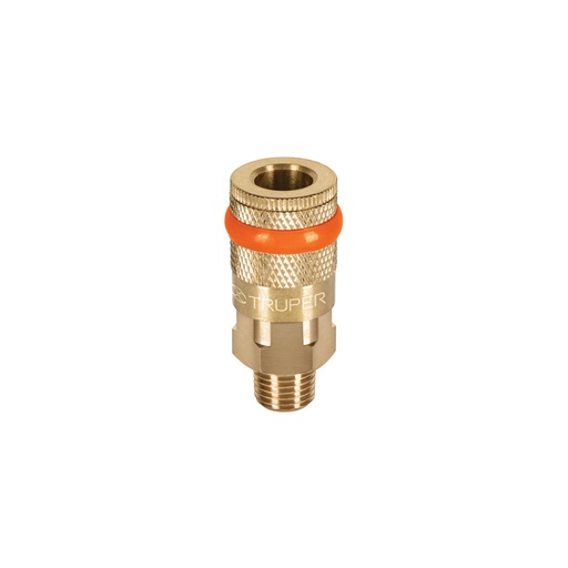[T19085] Cople de latón, cuerda 1/4 NPT, macho, Truper - Pag 95